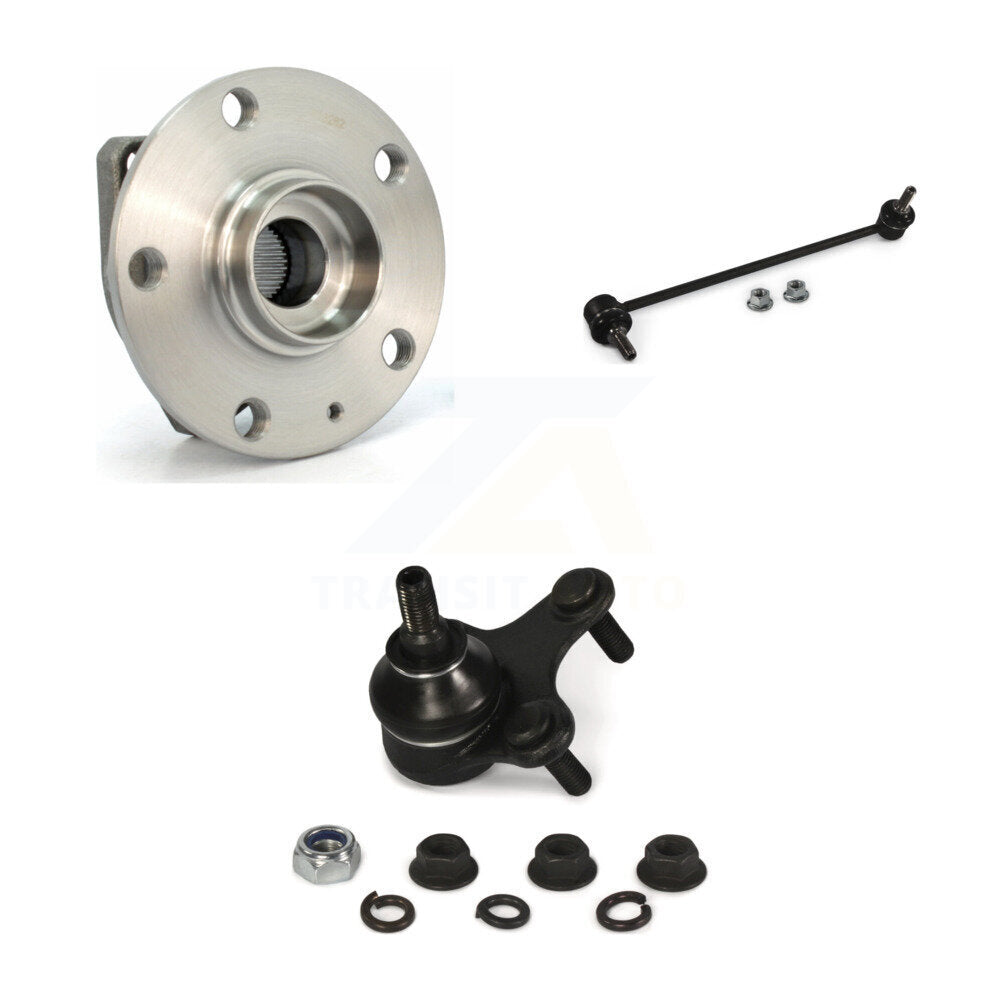 Kit de liaison de rotule inférieure, roulement avant gauche, pour Volkswagen Golf Rabbit GTI R32