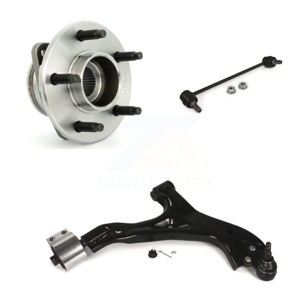 Kit de bras de commande inférieur et de liaison, roulement avant droit, pour Saturn Vue Pontiac Torrent