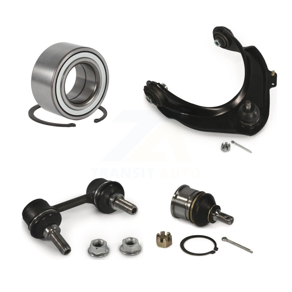 Kit de liaison de bras supérieur de rotule inférieure de roulement avant gauche pour Honda Accord Acura T