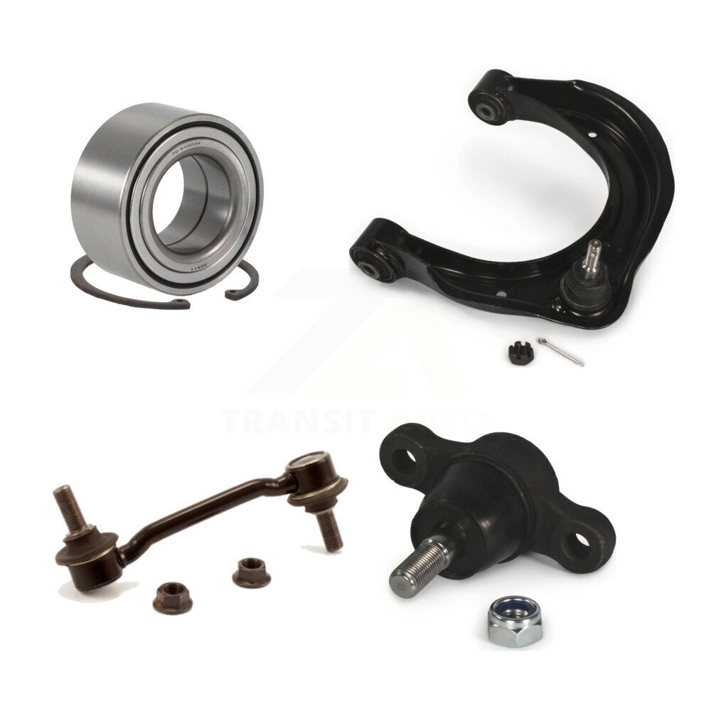 Front Left Bearing Lower Ball Joint Upper Arm Link Kit For 06-10 Hyundai Sonata