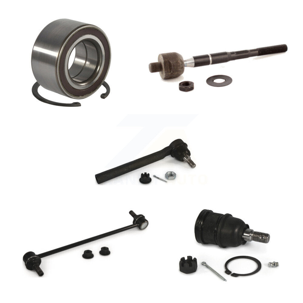Kit de liaison de barre stabilisatrice de biellette de direction de rotule inférieure de roulement avant (5 pièces) pour Honda Odysse
