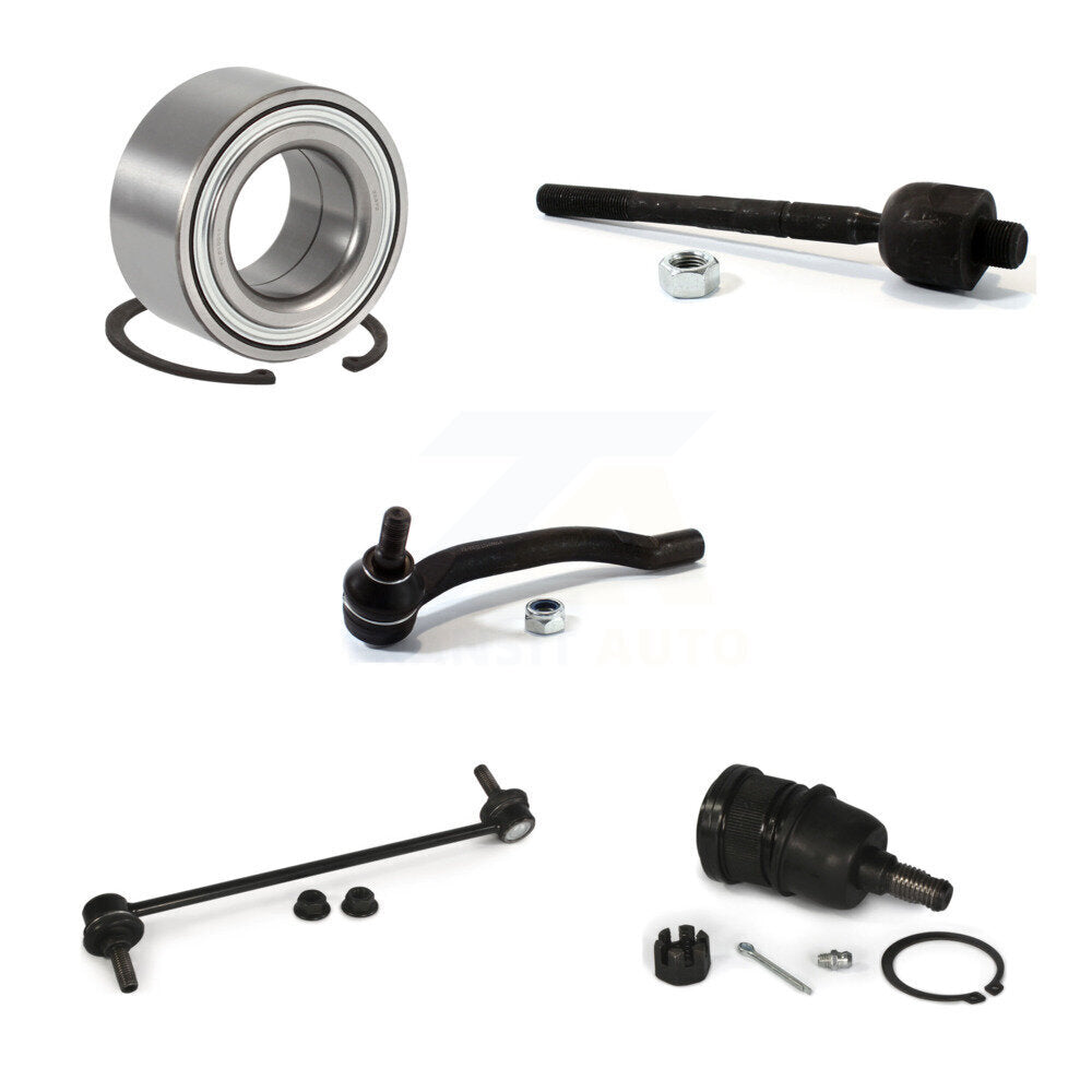 Kit de liaison de biellette de direction, roulement avant gauche, Joint à rotule inférieur (5 pièces) pour Honda Pilot Acur