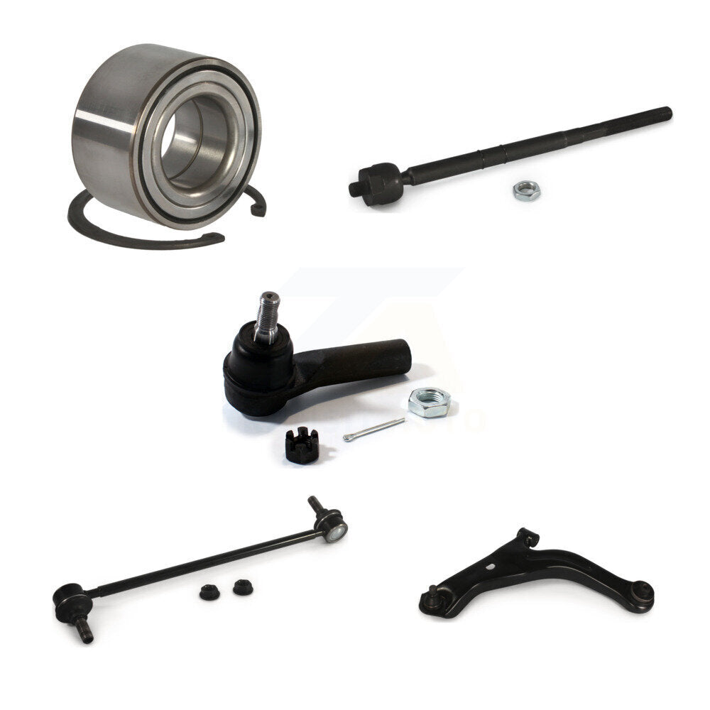 Kit de liaison de biellette de direction de bras inférieur de roulement de roue avant gauche (5 pièces) pour Ford Escape Mazda