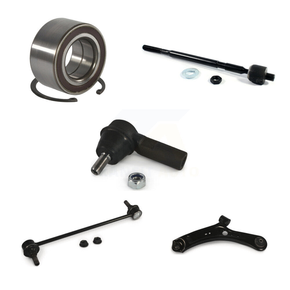 Kit de liaison de biellette de direction, roulement de roue avant gauche, bras de commande inférieur (5 pièces) pour Suzuki SX