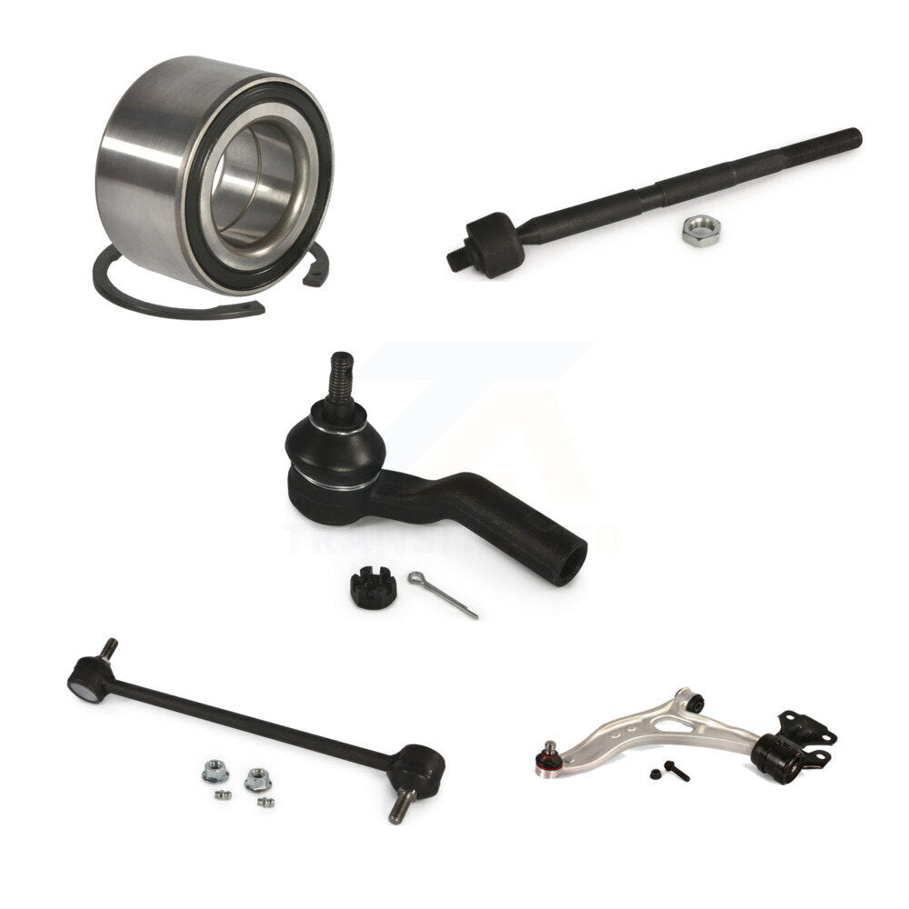 Kit de liaison de biellette de direction, roulement avant gauche, bras de commande inférieur (5 pièces) pour Ford Focus c-ma