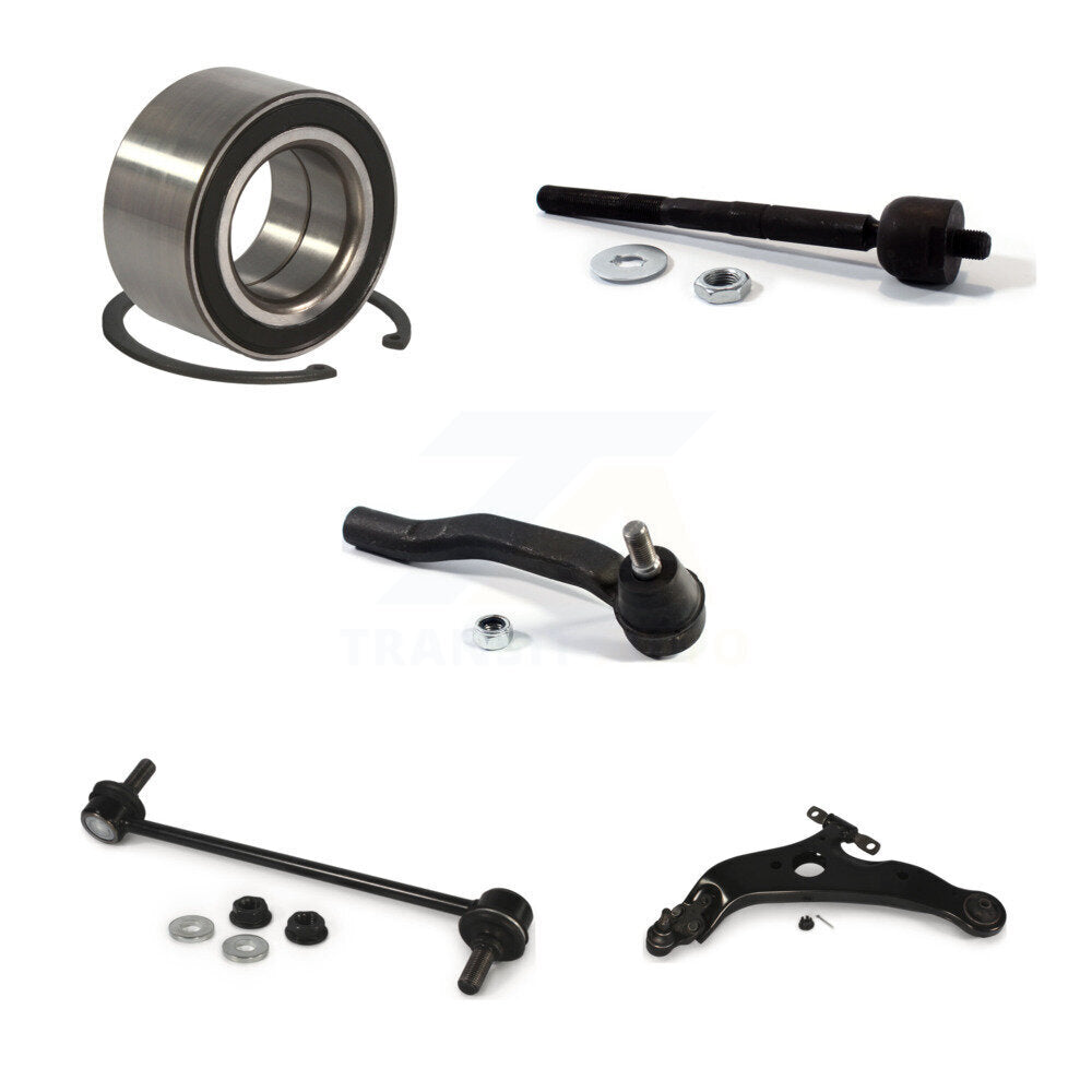 Kit de liaison de biellette de direction de bras inférieur de roulement avant gauche (5 pièces) pour Toyota Sienna 2004 – 2010