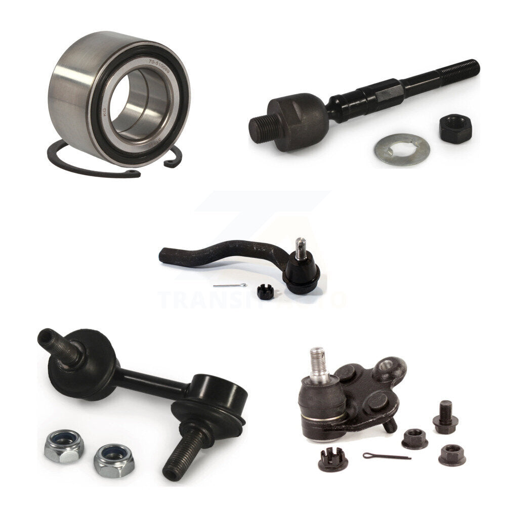 Kit de liaison de biellette de direction, roulement avant droit, Joint à rotule inférieur (5 pièces) pour Honda Civic 1.8