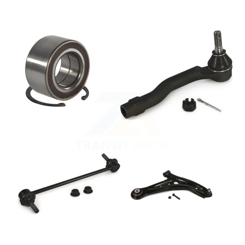 Kit de liaison de biellette de direction extérieure, roulement de roue avant droit, bras inférieur pour Mazda 2011 – 2014