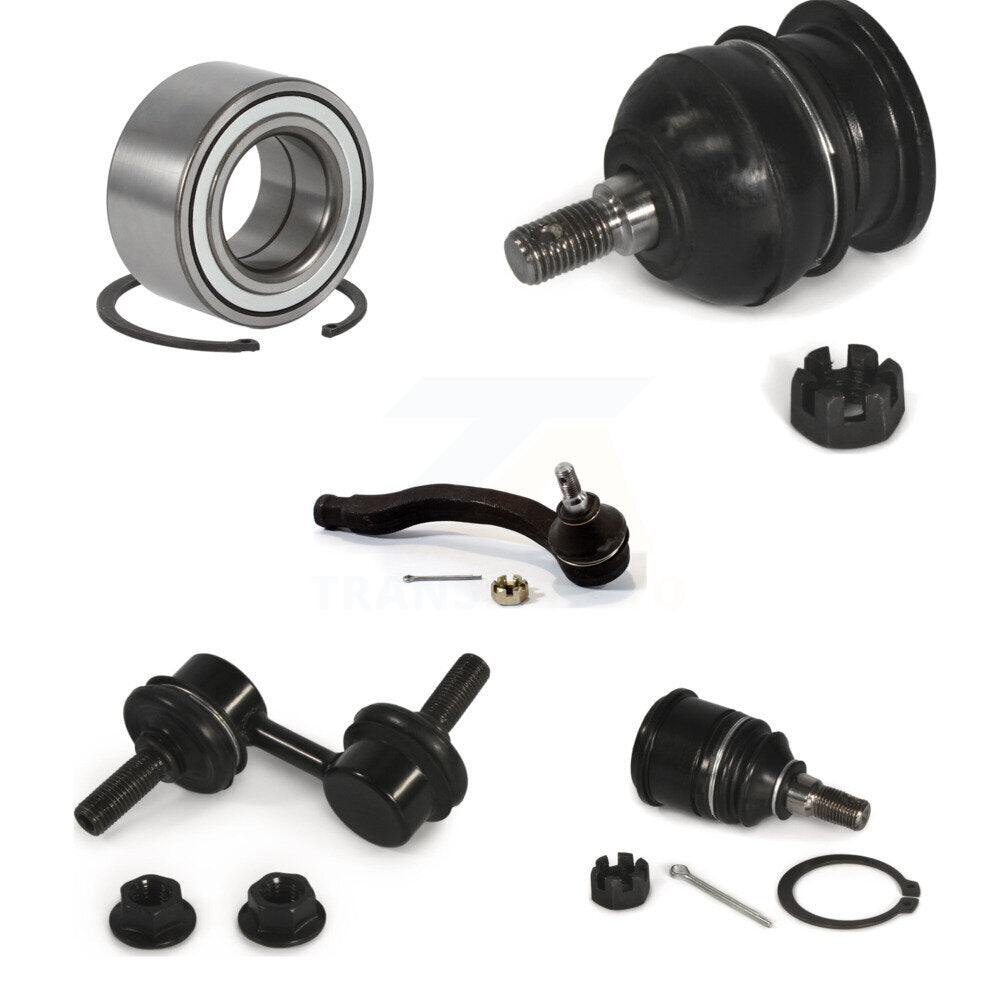 Kit de liaison de biellette de direction extérieure, roulement avant gauche, joint à rotule supérieur et inférieur, pour Honda CR-V