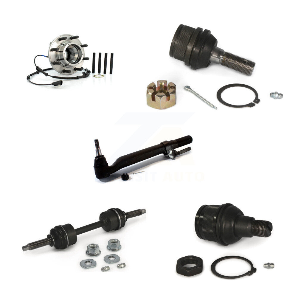 Kit de biellette de direction extérieure et de barre stabilisatrice, roulement avant gauche, joint à rotule supérieur et inférieur, pour