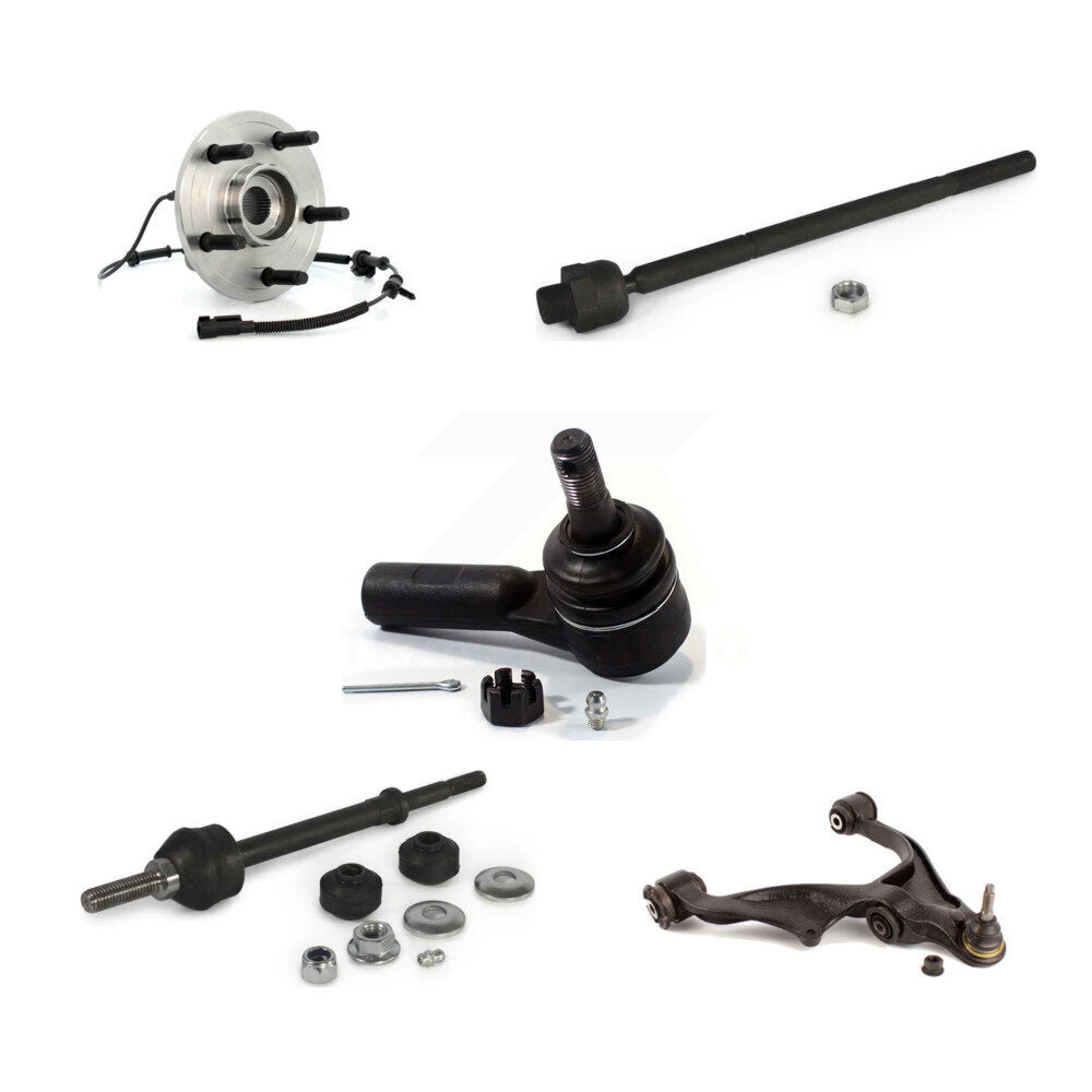Kit de liaison de biellette de direction, roulement avant droit, bras de commande inférieur (5 pièces) pour Dodge Ram 1500