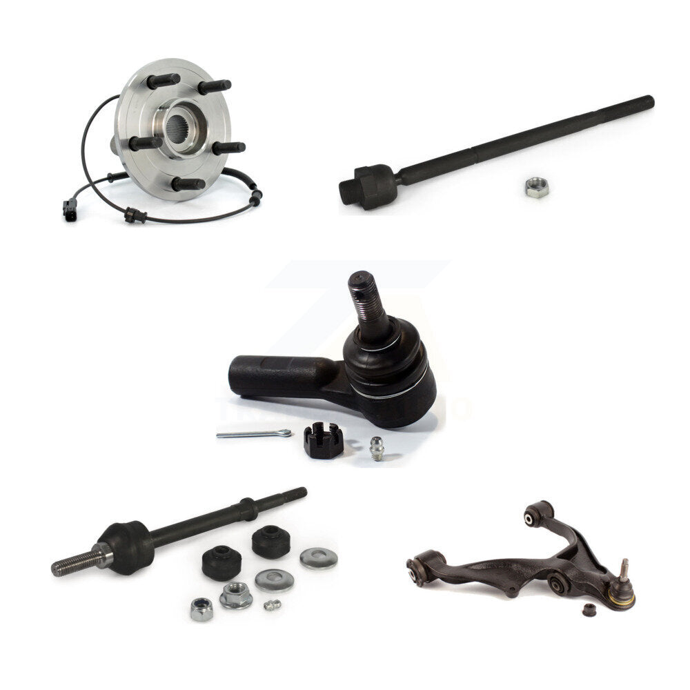 Kit de liaison de biellette de direction, roulement avant droit, bras de commande inférieur (5 pièces) pour Ram 1500 Dodge