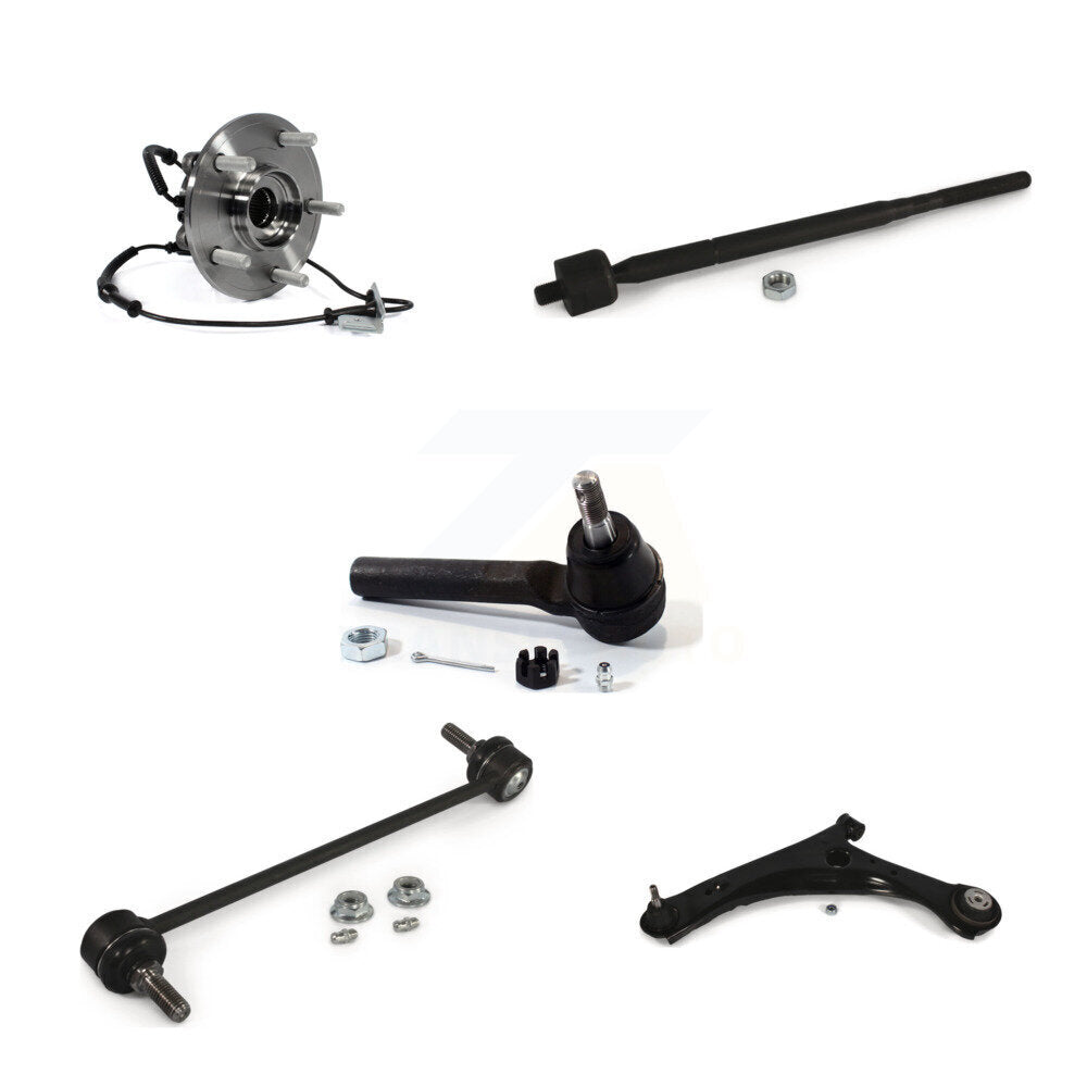 Kit de liaison de biellette de direction de bras inférieur de roulement avant gauche (5 pièces) pour remorquage Dodge Grand Caravan