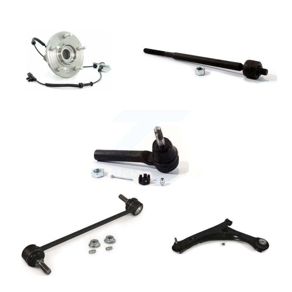Kit de liaison de biellette de direction de bras inférieur de roulement avant gauche (5 pièces) pour remorquage Dodge Grand Caravan