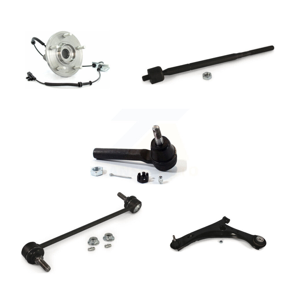 Kit de liaison de biellette de direction de bras inférieur de roulement avant gauche (5 pièces) pour remorquage Dodge Grand Caravan