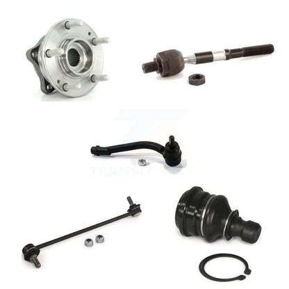 Kit de liaison de biellette de direction, roulement avant droit, rotule inférieure (5 pièces) pour Hyundai Santa F
