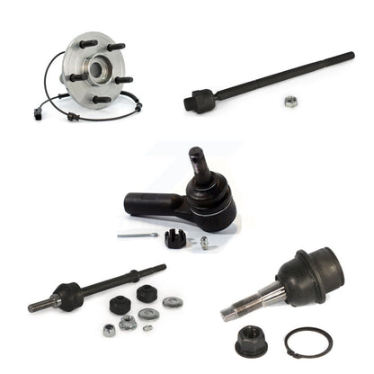 Kit de liaison de biellette de direction, roulement de moyeu avant, Joint à rotule inférieur (5 pièces) pour Dodge Ram 1500 4W