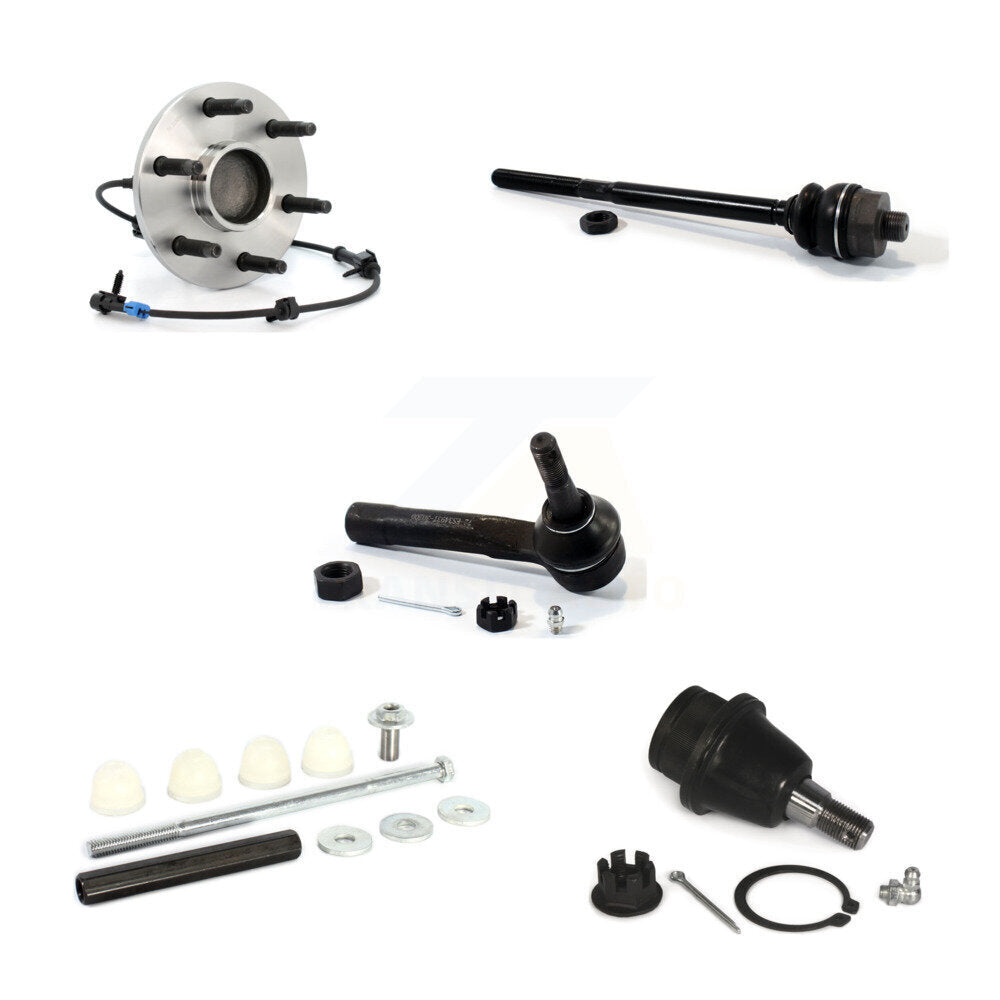 Kit de liaison de biellette de direction de rotule inférieure de roulement avant (5 pièces) pour Chevrolet GMC 1500 XL
