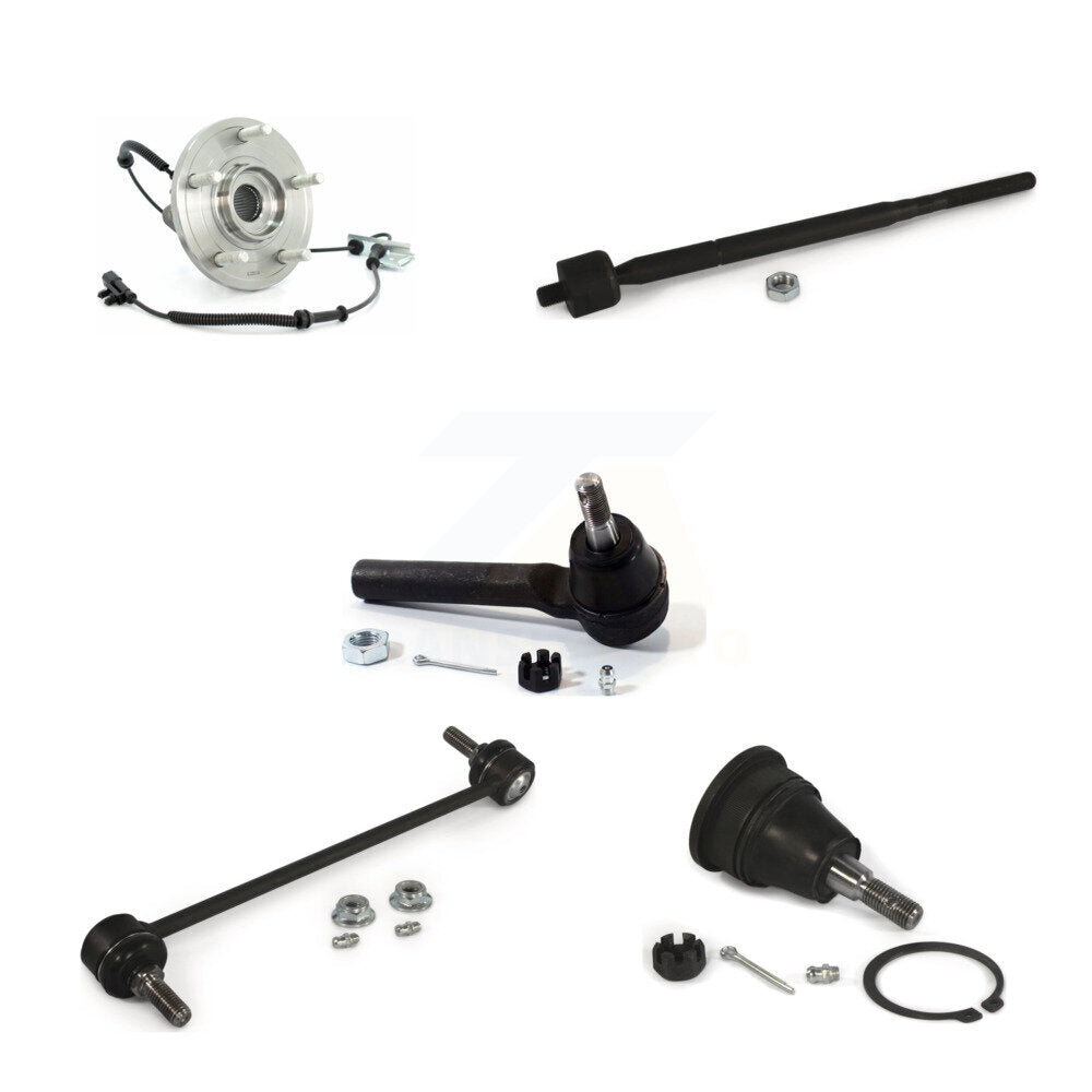 Kit de liaison de biellette de direction de rotule inférieure de roulement avant (5 pièces) pour Dodge Grand Caravan et