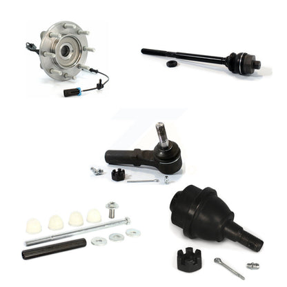 Kit de liaison de biellette de direction, roulement de moyeu avant, Joint à rotule inférieur (5 pièces) pour GMC Sierra 3500 H