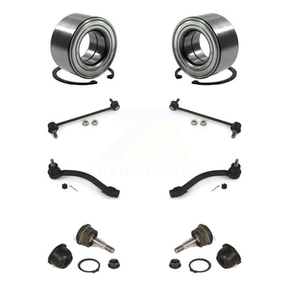 Kit de liaison de biellette de direction extérieure de rotule inférieure de roulement avant (8 pièces) pour Hyundai Elantra