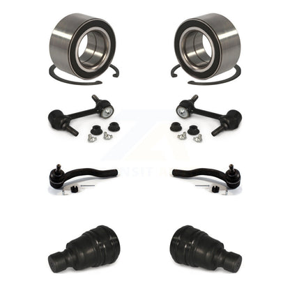 Kit de biellette de direction et de liaison extérieure de rotule inférieure de roulement avant (8 pièces) pour Ford Edge MKX