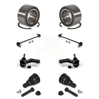 Kit de liaison de barre stabilisatrice de biellette de direction extérieure de rotule inférieure de roulement avant (8 pièces) pour Mazda