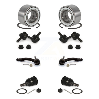 Kit de liaison de biellette de direction extérieure de rotule inférieure de roulement avant (8 pièces) pour Honda CR-97-01