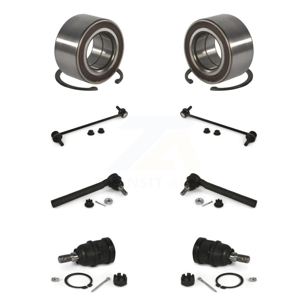 Kit de liaison de barre stabilisatrice de biellette de direction extérieure de rotule inférieure de roulement avant pour Honda Odysse