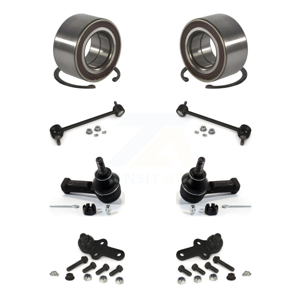 Kit de biellette de direction extérieure et de barre stabilisatrice, roulement avant inférieur, Joint à rotule inférieur, pour Ford Focus