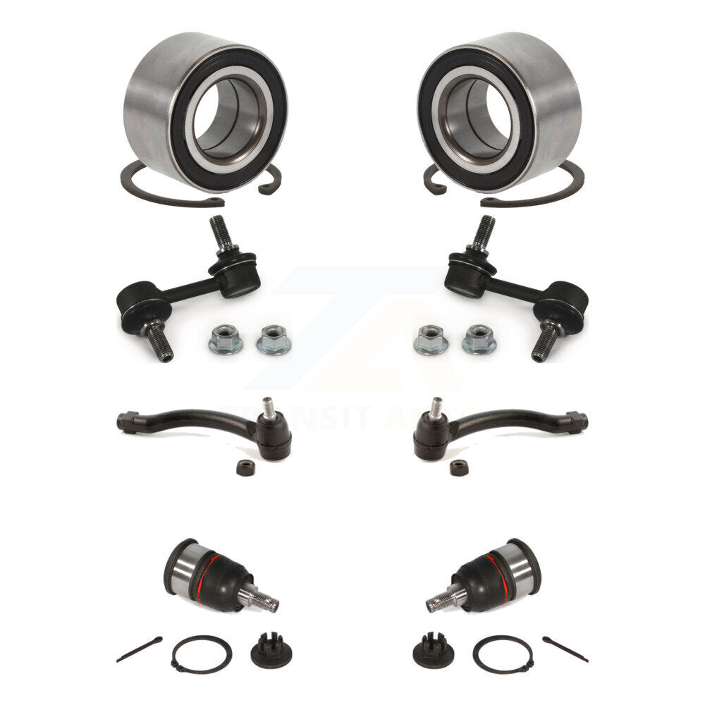 Kit de biellette de direction et de liaison extérieure de rotule inférieure de roulement avant (8 pièces) pour Acura T 04-06