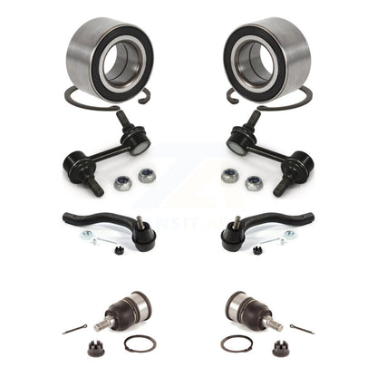Kit de liaison de biellette de direction extérieure de rotule inférieure de roulement avant (8 pièces) pour Honda Accord TS