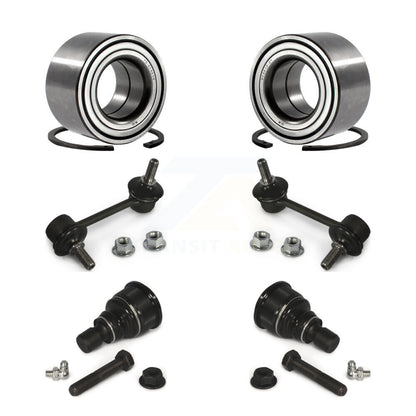 Kit de rotule inférieure de roulement de roue avant et de liaison de barre stabilisatrice pour Mazda 62 de 1998 à 2002