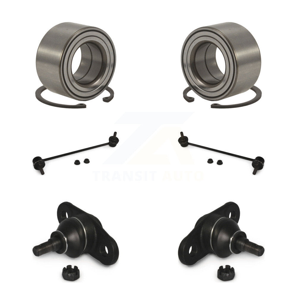 Kit de liaison de barre stabilisatrice de rotule inférieure de roulement avant pour Hyundai Accent Kia Rio Rio