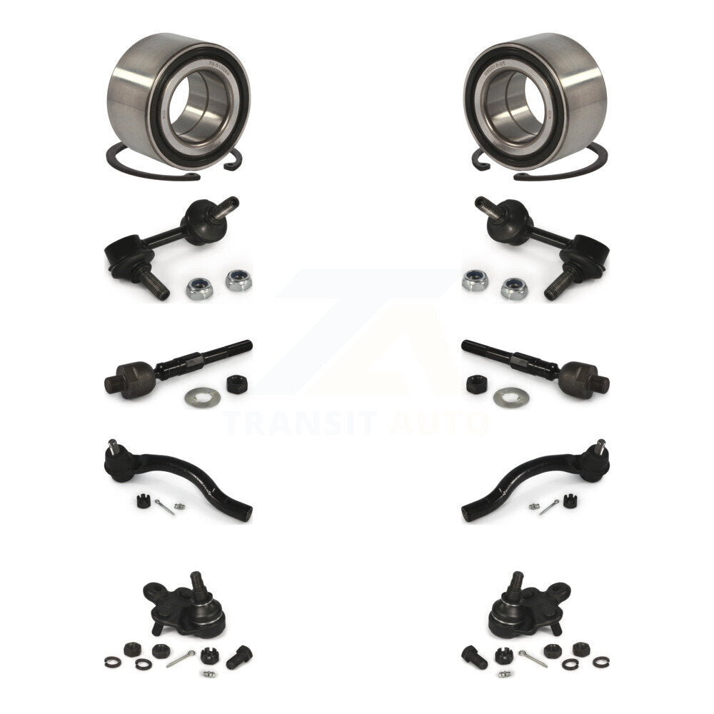 Kit de liaison de biellette de direction intérieure et extérieure, roulement avant, Joint à rotule inférieur, pour Honda Civic 1.8