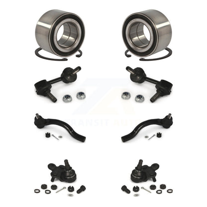 Kit de liaison d'extrémité de biellette de direction extérieure, roulement avant inférieur, Joint à rotule inférieur (8 pièces) pour Honda Civic