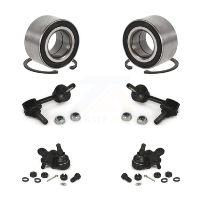 Kit de liaison de barre stabilisatrice de rotule inférieure de roulement avant (6 pièces) pour Honda Civic Acura CS