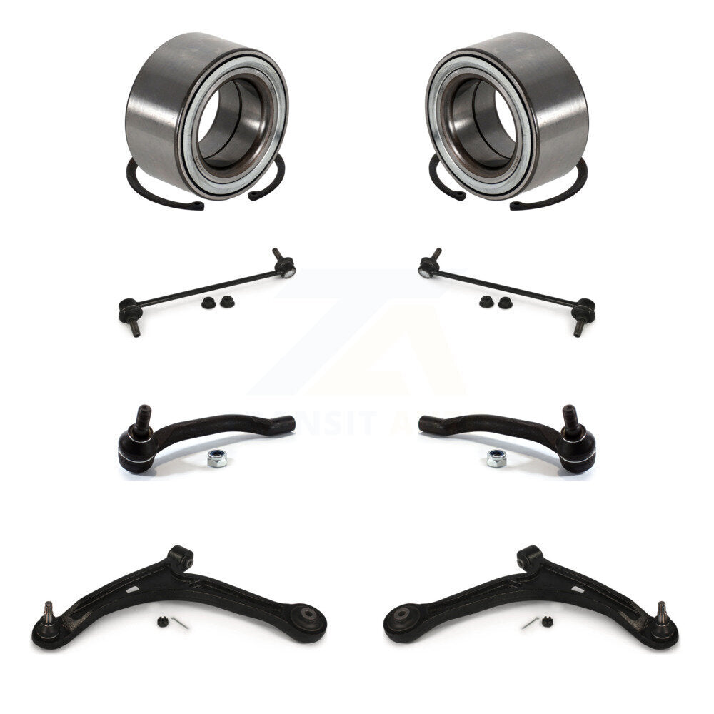 Kit de liaison de biellette de direction extérieure, bras de commande inférieur, roulement avant (8 pièces) pour Honda Pilot MD
