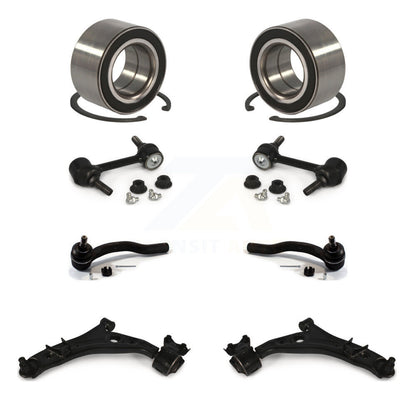 Kit de biellette de direction et de liaison extérieure, bras de commande inférieur, roulement avant (8 pièces) pour Ford Edge MK