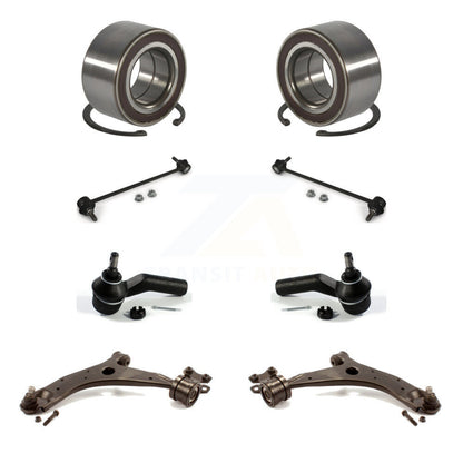 Kit de liaison de biellette de direction extérieure, bras de commande inférieur, roulement avant (8 pièces) pour Mazda 3 5 Spor
