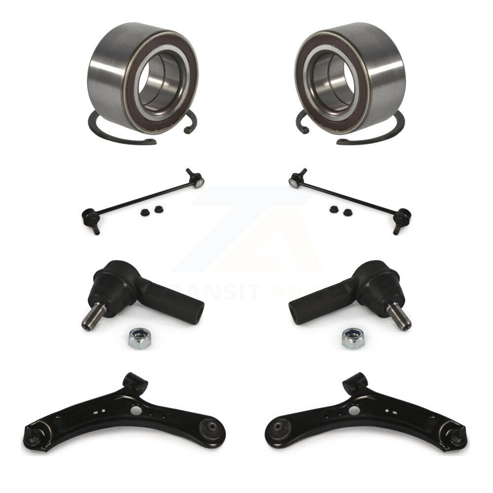 Kit de liaison d'extrémité de biellette de direction extérieure, bras de commande inférieur de roulement avant (8 pièces) pour Suzuki SX4