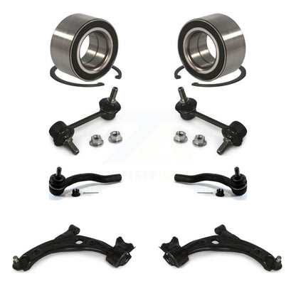Kit de liaison d'extrémité de biellette de direction extérieure, bras de commande inférieur, roulement avant (8 pièces) pour Mazda CX-7