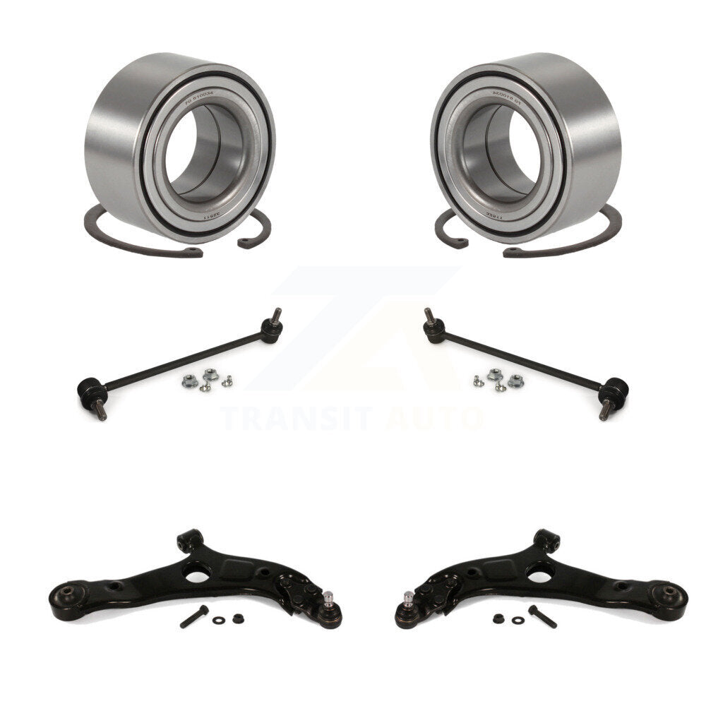 Kit de bras de commande inférieur et de liaison de roulement avant (6 pièces) pour moteur à essence Kia Optima 11-12