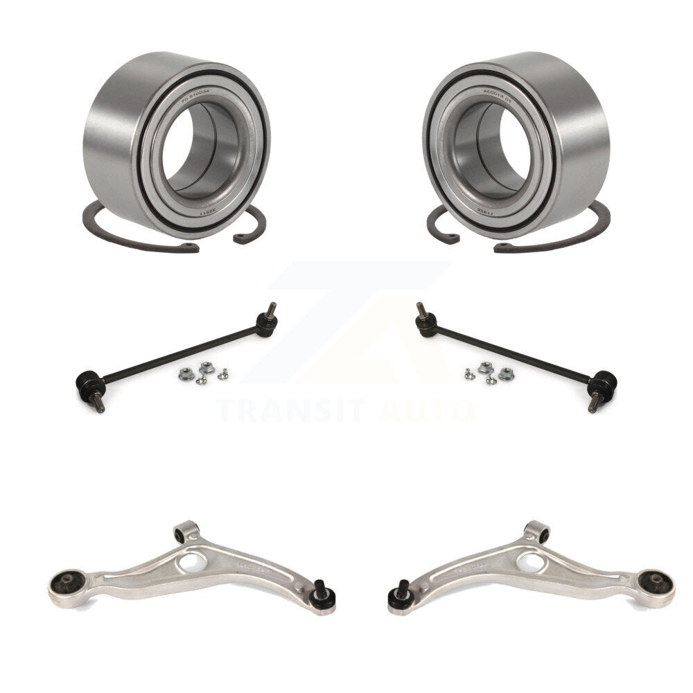 Kit de bras de commande inférieur et de liaison de roulement avant (6 pièces) pour Hyundai Sonata Kia Optim