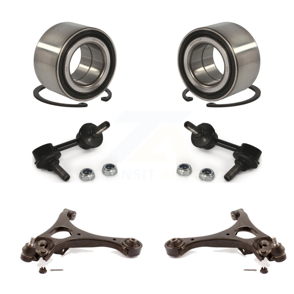 Kit de bras de commande inférieur et de liaison de roulement avant (6 pièces) pour Honda Civic 1.3L 1.8 06-11