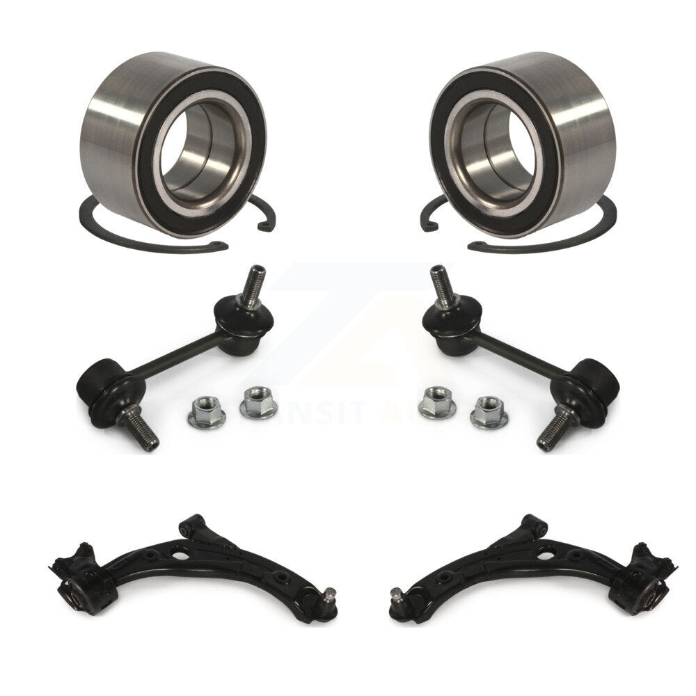 Bras de commande inférieur à roulement avant avec kit de liaison BJ (6 pièces) pour Mazda CX-7 2007-2012
