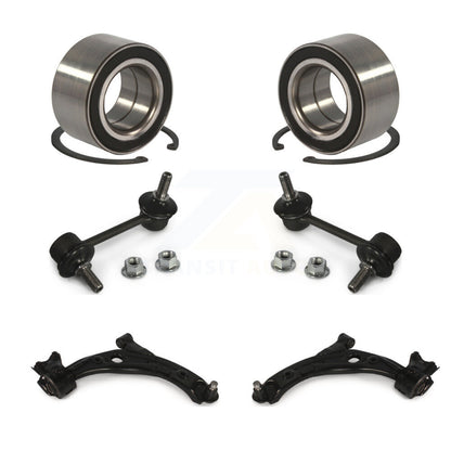 Bras de commande inférieur à roulement avant avec kit de liaison BJ (6 pièces) pour Mazda CX-7 2007-2012