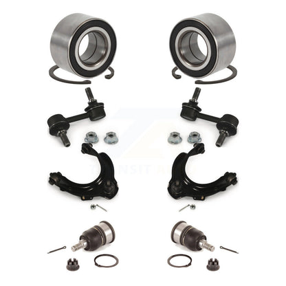 Kit de liaison de bras de commande supérieur, roulement avant, rotule inférieure, bras de commande supérieur (8 pièces) pour Honda Accor
