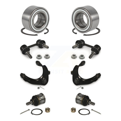 Kit de liaison de bras de commande supérieur, roulement avant, rotule inférieure, bras de commande supérieur (8 pièces) pour Honda Accor