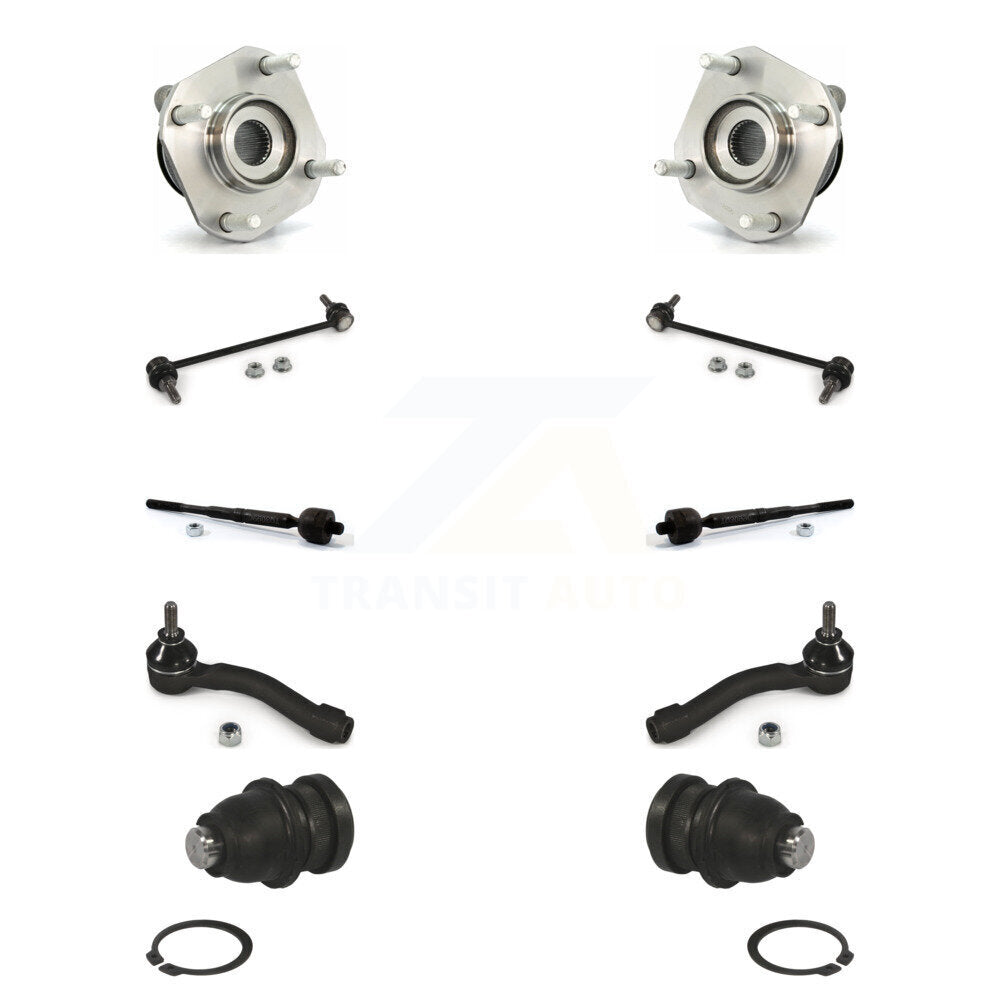 Kit de biellette de direction intérieure et extérieure de rotule inférieure de roulement avant pour Nissan Sentra